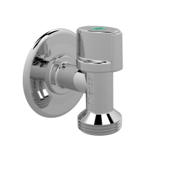 ARCO Zawór kątowy krótki pralkowy antykamienny GZ 1/2" x GZ 3/4" z rozetą 00729AC